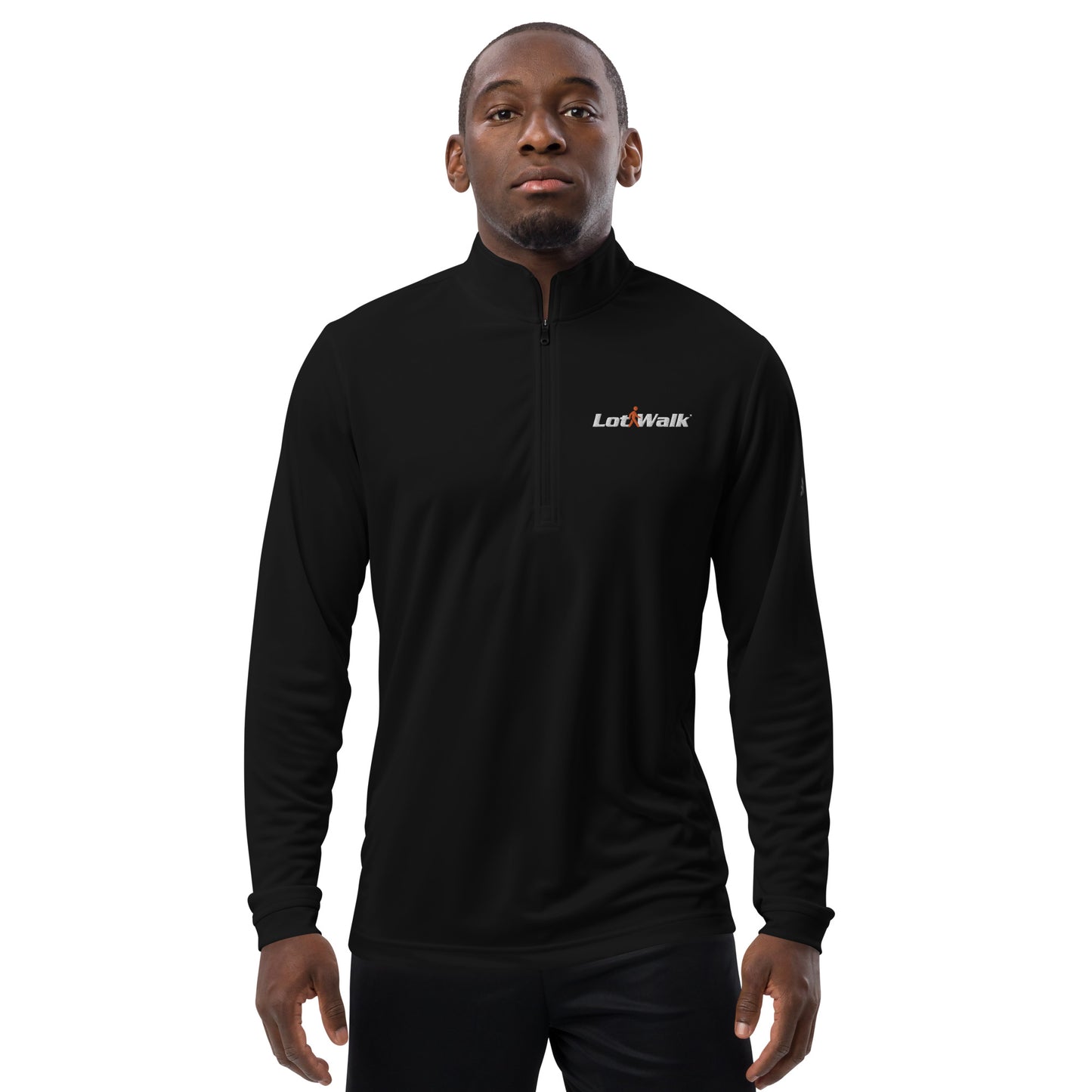 LotWalk Embroidered Quarter zip pullover