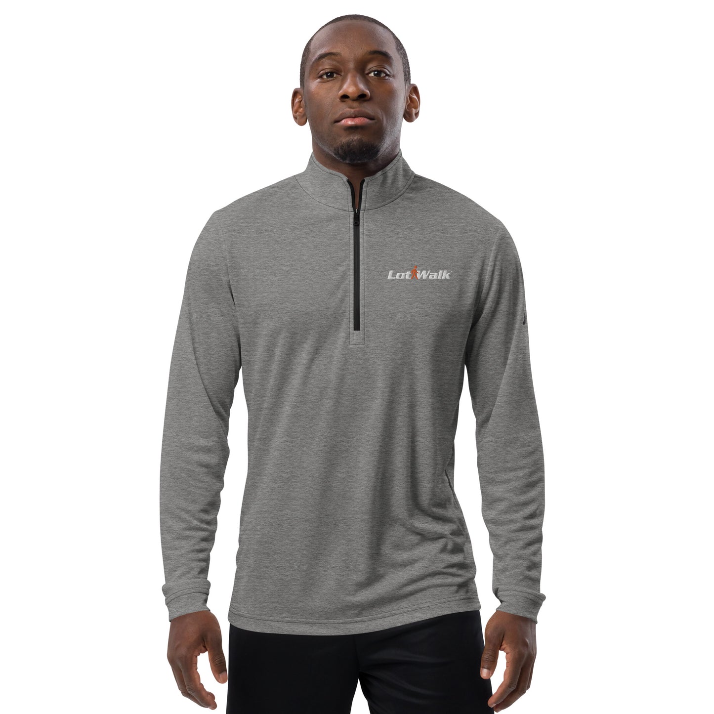 LotWalk Embroidered Quarter zip pullover