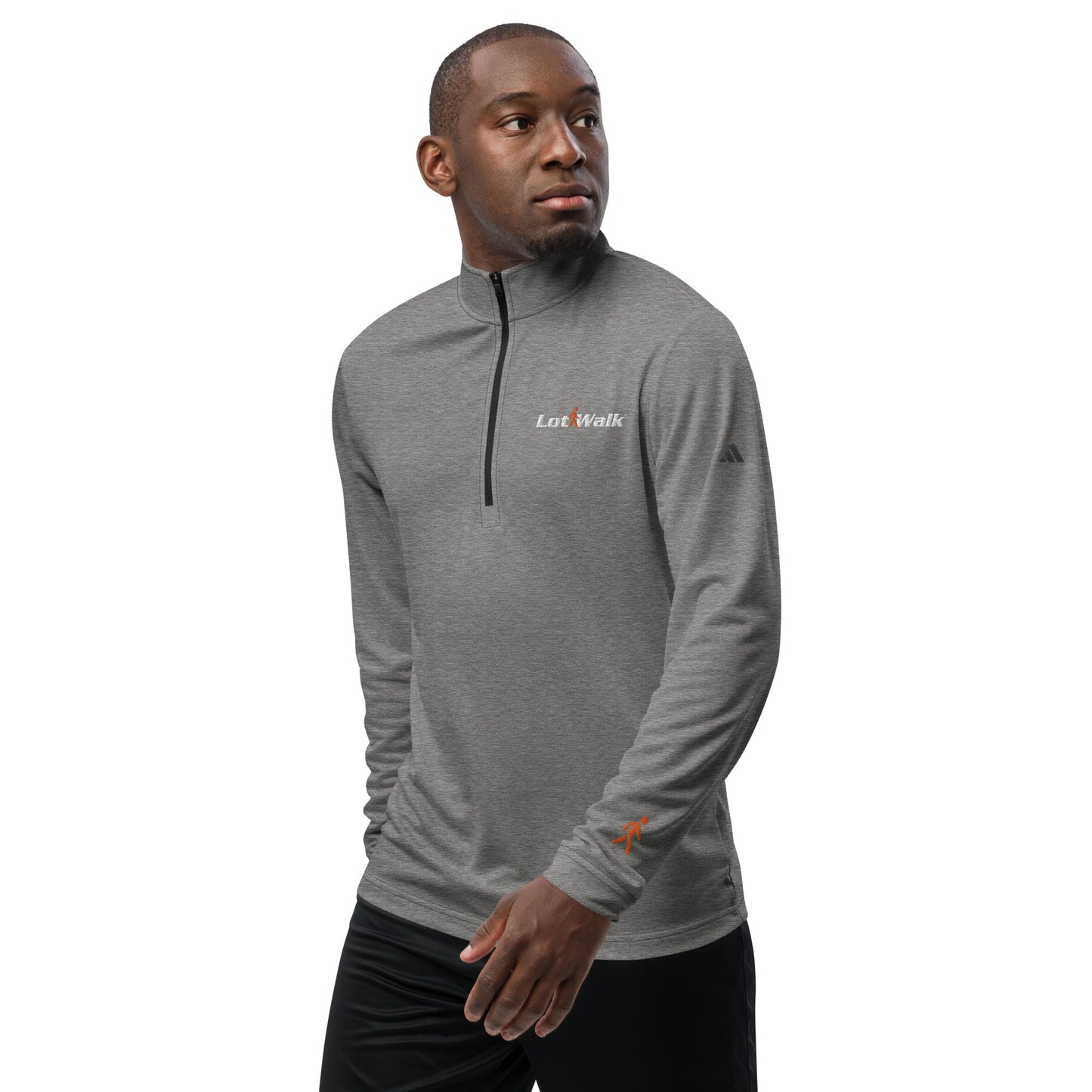 LotWalk Embroidered Quarter zip pullover