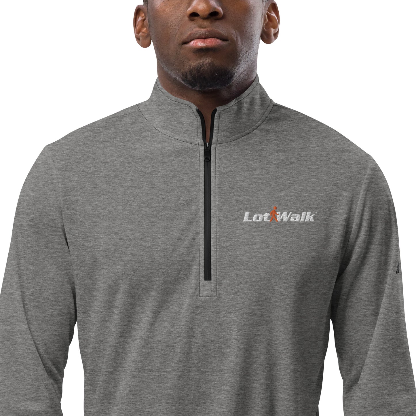 LotWalk Embroidered Quarter zip pullover