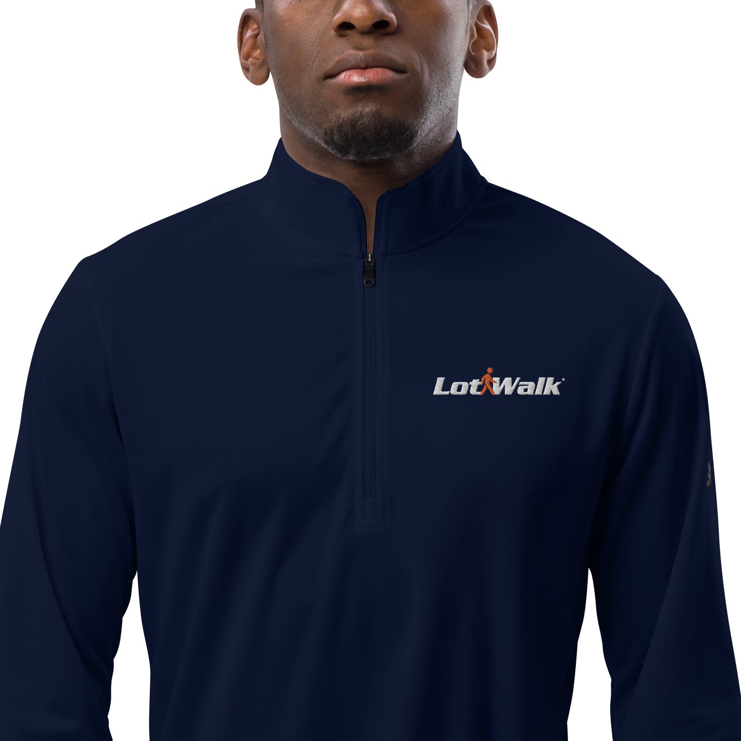 LotWalk Embroidered Quarter zip pullover